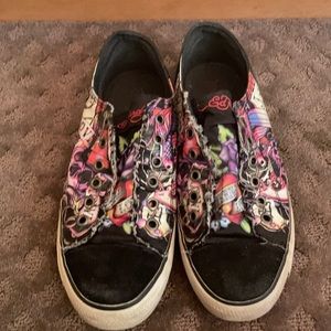 Ed Hardy Slip On Sneakers